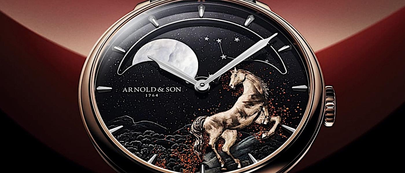 2026 火马年生肖表大作加一！亚诺表大月相限量表，夜光 "烧" 起来太迷人