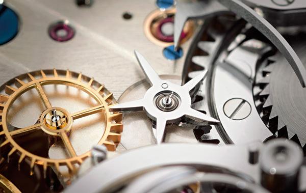 Grand Complication跳秒装置的特写