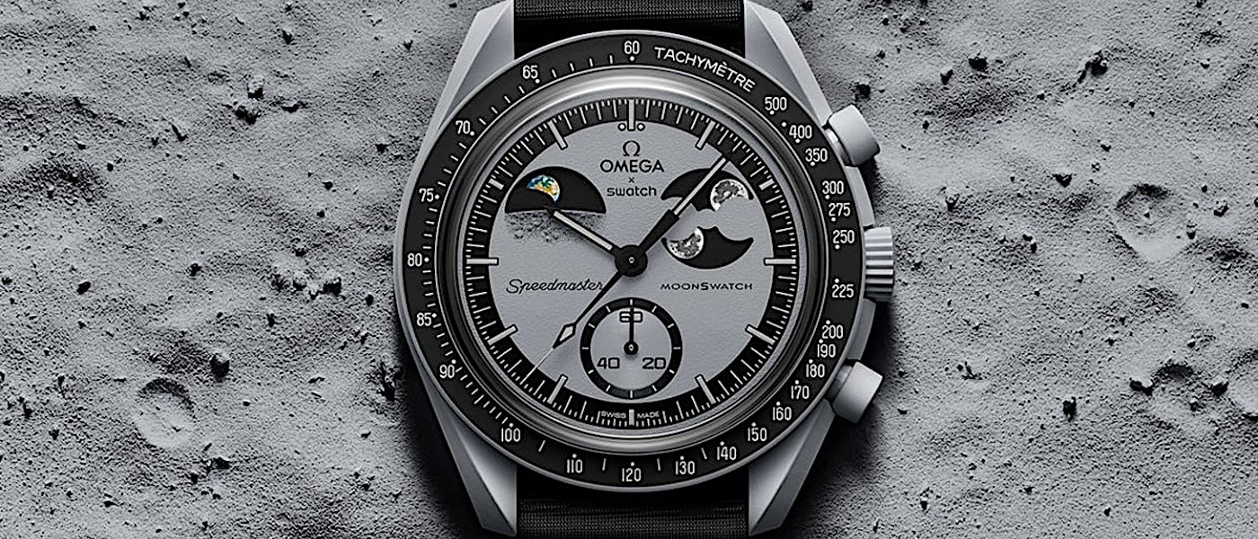 欧米茄 x SWATCH MoonSwatch新作引进史上首见地相显示