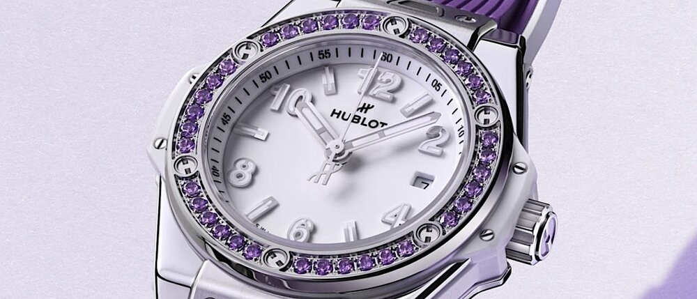 紫晶缀腕，绮丽登场：HUBLOT Big Bang One Click 紫罗兰新作