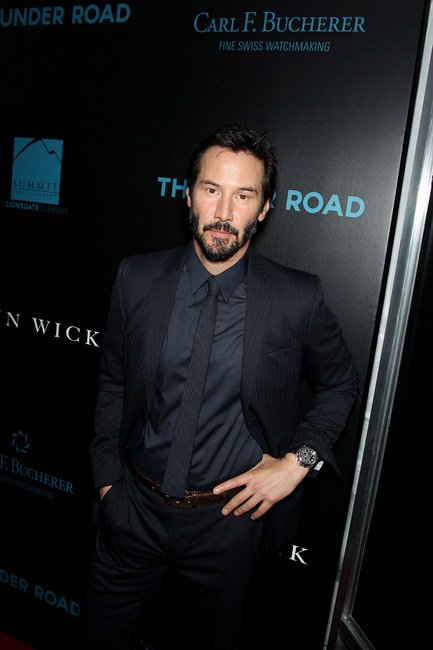 Keanu Reeves佩戴宝齐莱时计现身电影首映会