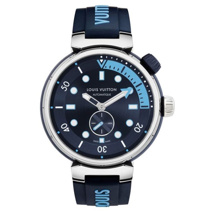 Diver's Watch Prize最佳潜水表奖：LOUIS VUITTON Tambour Street Diver Skyline Blue