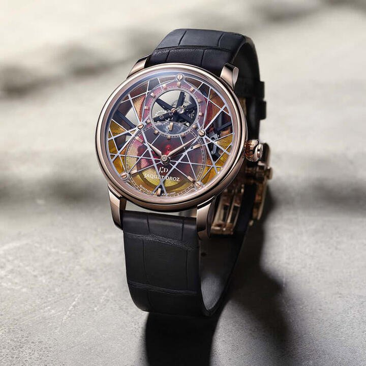 JAQUET DROZ Grande Seconde Skelet-One Tourbillon。预估价：CHF 160,000～200,000