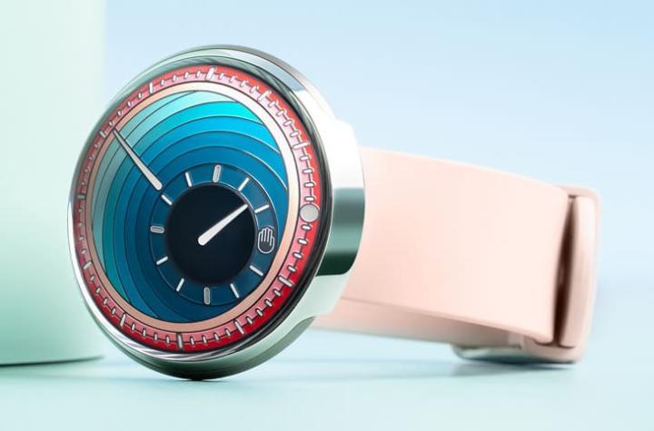 RESSENCE 携手艺术家 Daniel Engelberg，将其同心圆与透视错觉艺术转化为机械面盘造型。