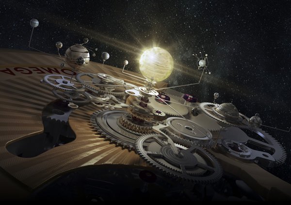 欧米茄Omega同轴机芯3D宣传片太空场景