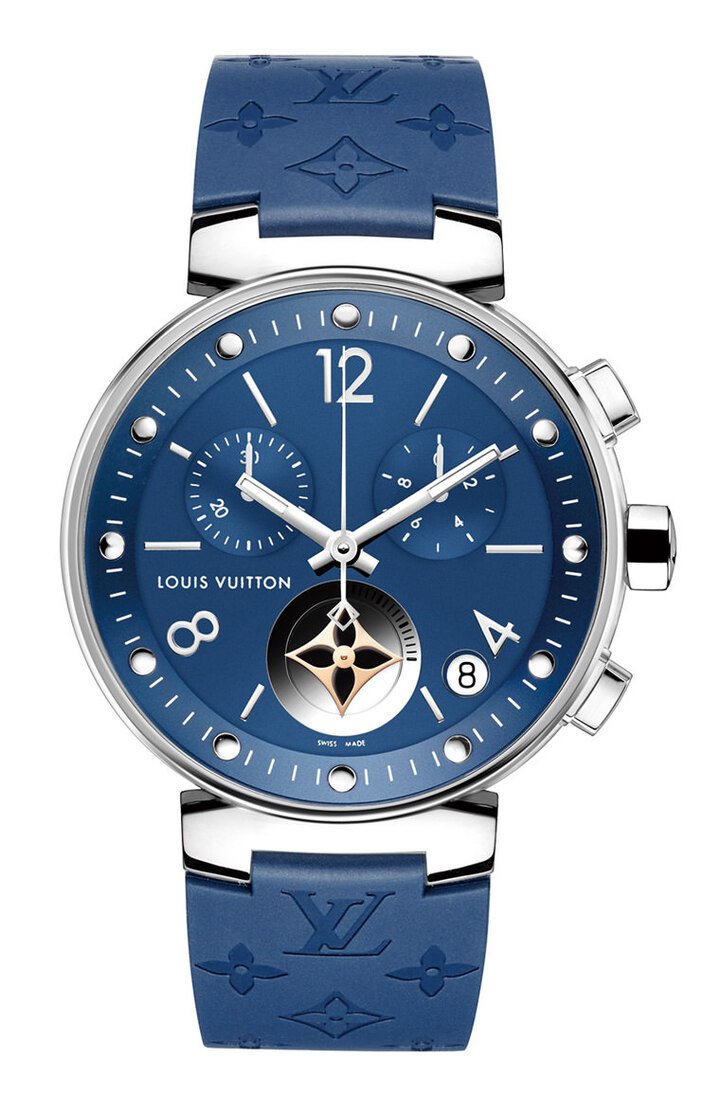 Tambour Moon Star Chronographe Blue计时码表