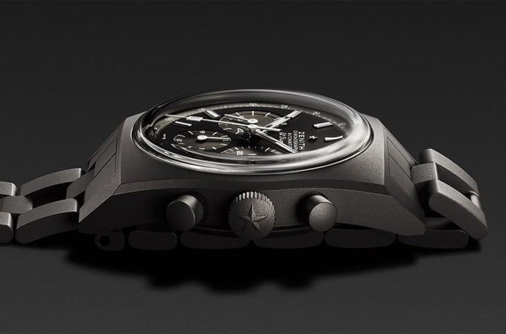Chronomaster Revival "Shadow"和"Safari"继先前的链带款之后，先推出配置造型源自A384的梯形链带。