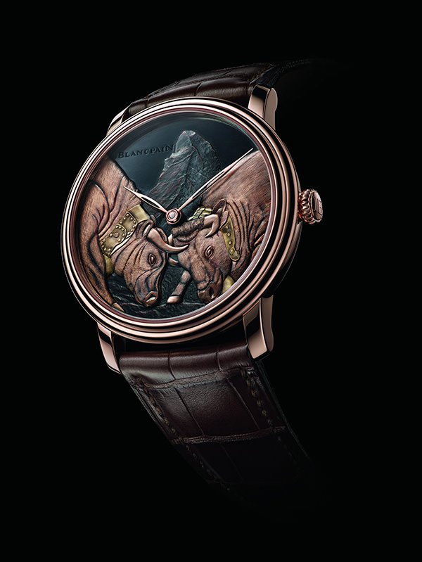 Métiers d'Art艺术大师工作室双牛争王腕表