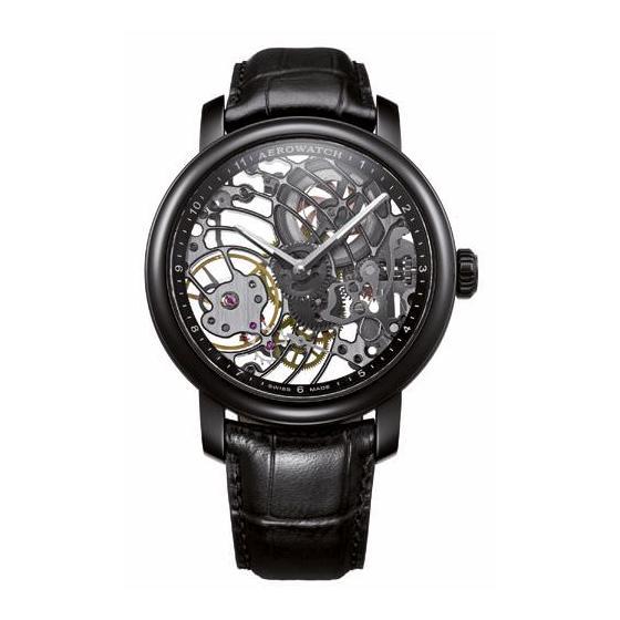 Aerowatch新款RENAISSANCE BLACK TORNADO 腕表