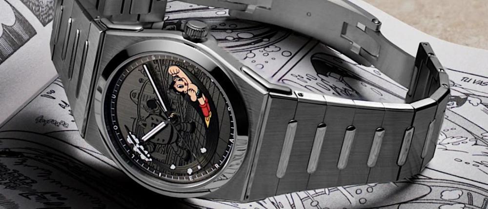 LOUIS ERARD 2340 变身 3D 动画剧场 原子小金刚 "立体浮雕" 面盘将童年回忆戴上手