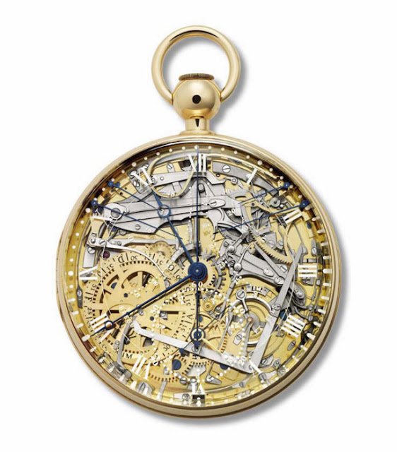 传奇复杂功能怀表BREGUET No.1160。 