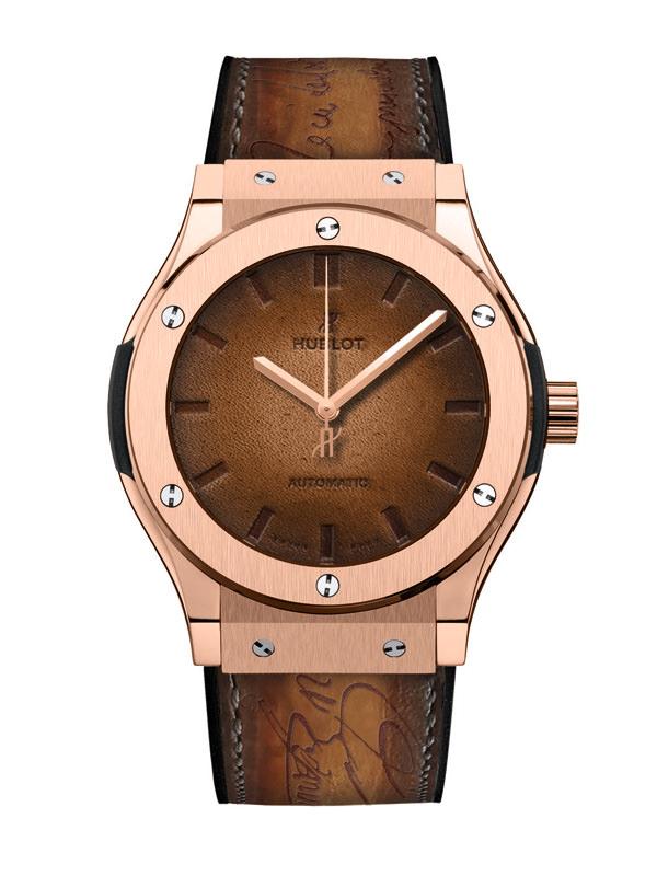 HUBLOT宇舶表经典融合Berluti Scritto腕表
