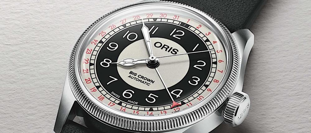 黑白之间一抹红：ORIS Big Crown Pointer Date Bullseye