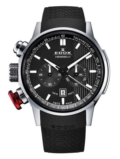 EDOX Chronorally越极速野时尚计时码表（不锈钢）