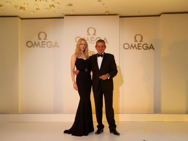 Nicole Kidman与OMEGA总裁 Stephen Urquhart
