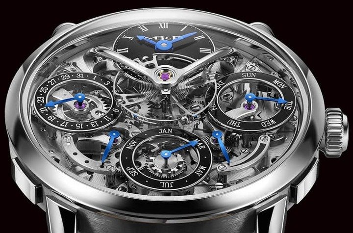 Legacy Machine Perpetual Longhorn蕴含机械处理机制，有效改善传统万年历的缺点。
