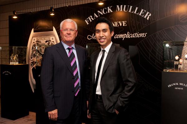 左起: 香港管弦乐团发展总监邵睦熙先生、FRANCK MULLER® 亚洲区副主席朱俊浩先生