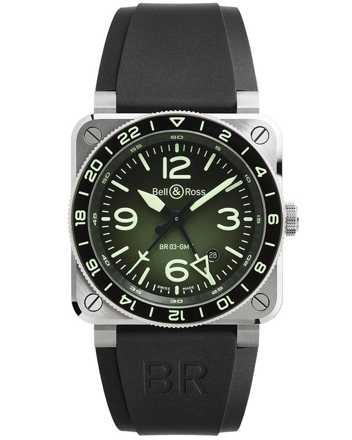 Bell & Ross BR‑03 GMT Green Lum