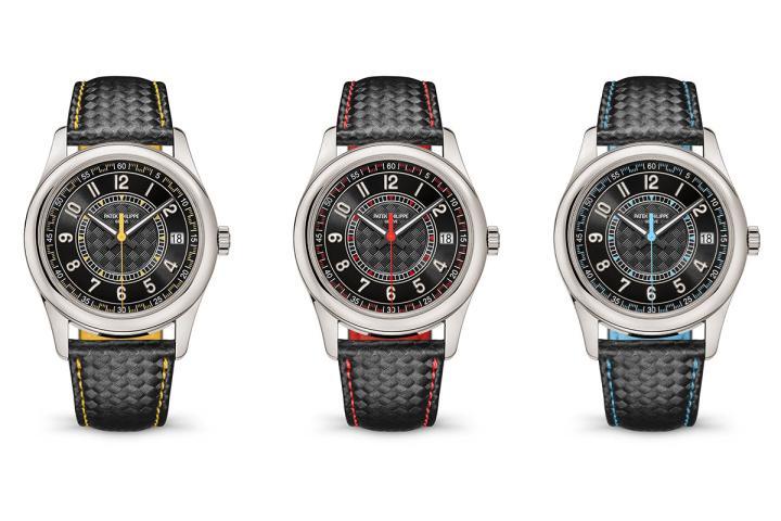 Calatrava Ref. 6007G-001 (左) / Ref. 6007G-010 (中) / Ref. 6007G-011 (右)