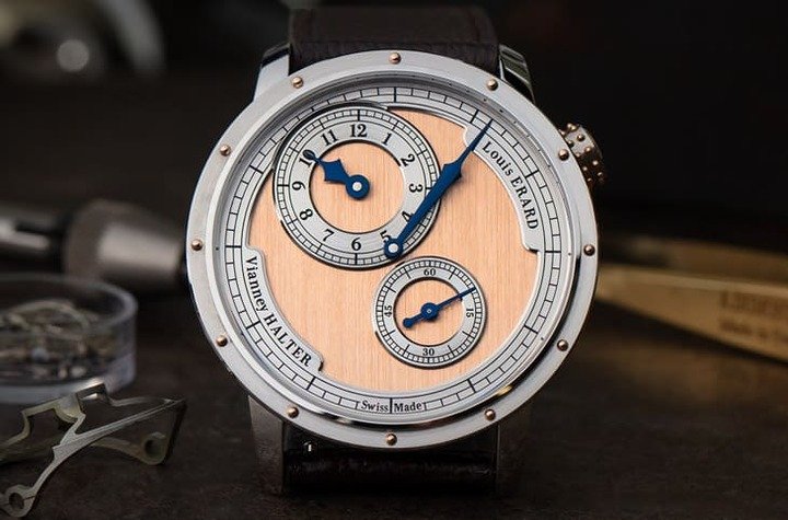 LOUIS ERARD二度与独立制表大师Vianney Halter合作，推出Le Régulateur Louis Erard x Vianney Halter II。