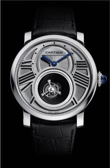 Cartier卡地亚Rotonde de Cartier DOUBLE TOURBILLON MYSTÉRIEUX双重神秘陀飞轮腕表