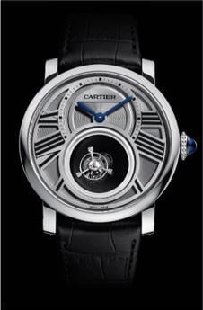 Cartier卡地亚Rotonde de Cartier DOUBLE TOURBILLON MYSTÉRIEUX双重神秘陀飞轮腕表