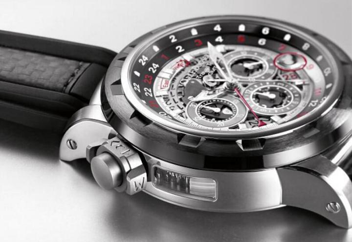 柏拉维三地时间计时码表 4X