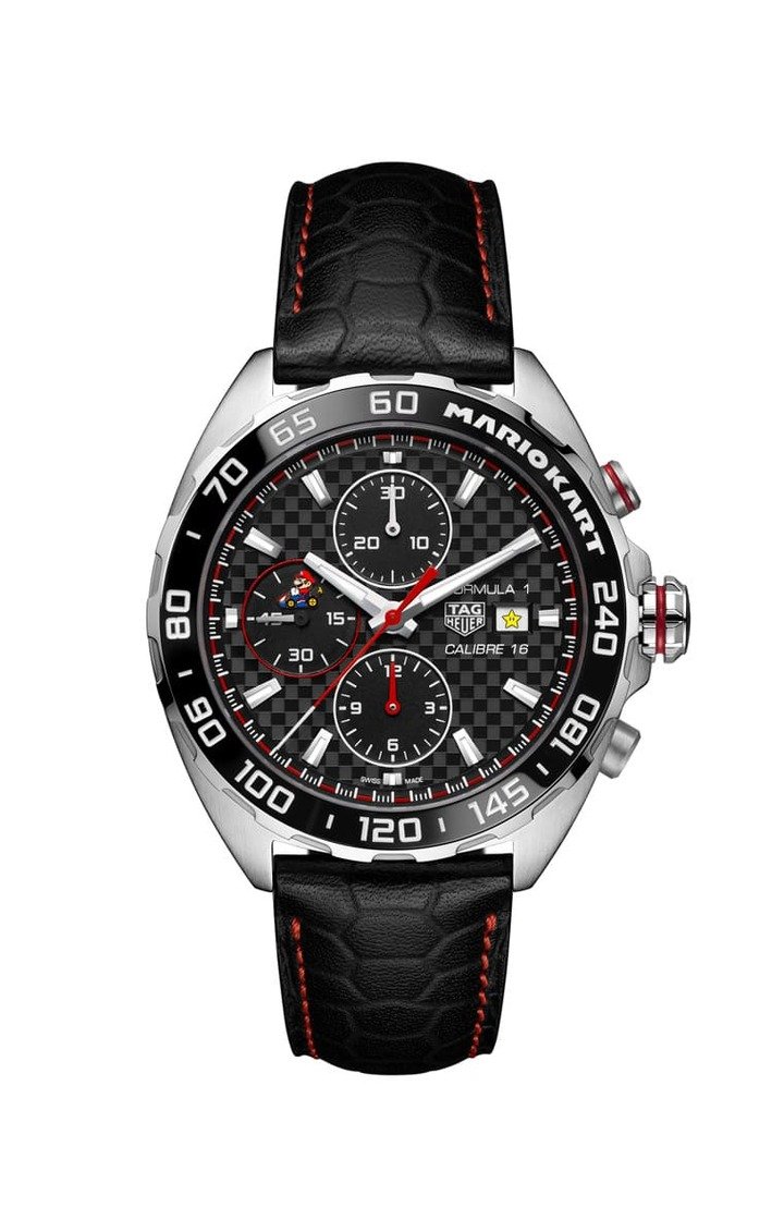 TAG HEUER X Mario Kart玛利欧赛车联名限量计时码表