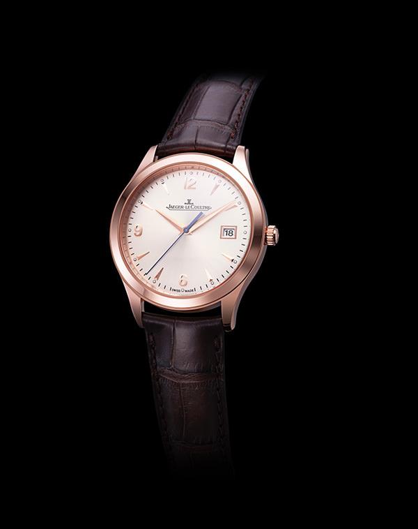 积家（Jaeger-LeCoultre）Master Control大师系列全自动腕表， 极简的“大三针”，太子妃式（dauphine）指针，从19世纪怀表及Memovox系列与Futurematic系列传奇表款中汲取传统设计灵感的精髓，成为简约雅致的经典杰作。