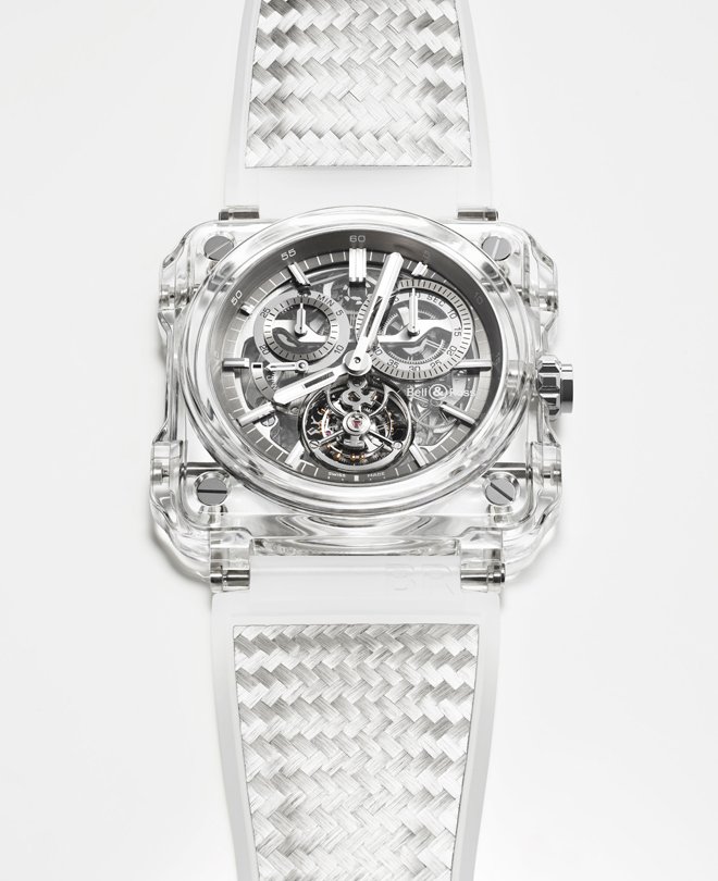 柏莱士 Bell & Ross BR-X1蓝宝石陀飞轮计时腕表
