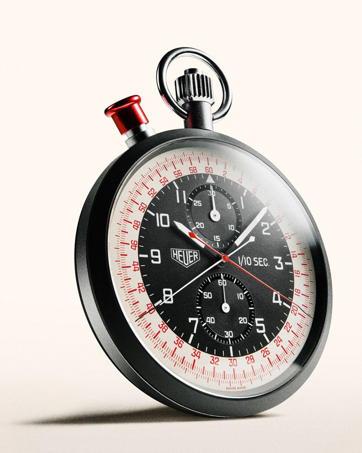 TAG Heuer之古董计时码表。