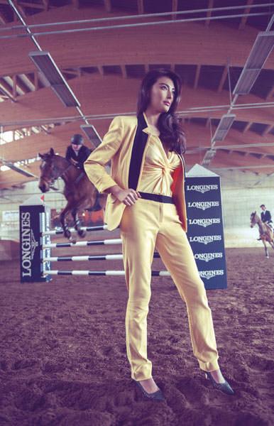 张雨绮演绎浪琴 Longines 康铂系列腕表2013广告大片