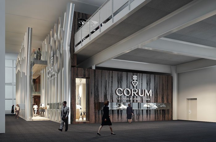 Corum昆仑表全新展台预览