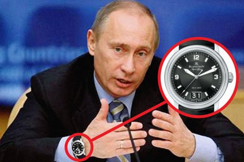 普京和他的宝珀 Blancpain