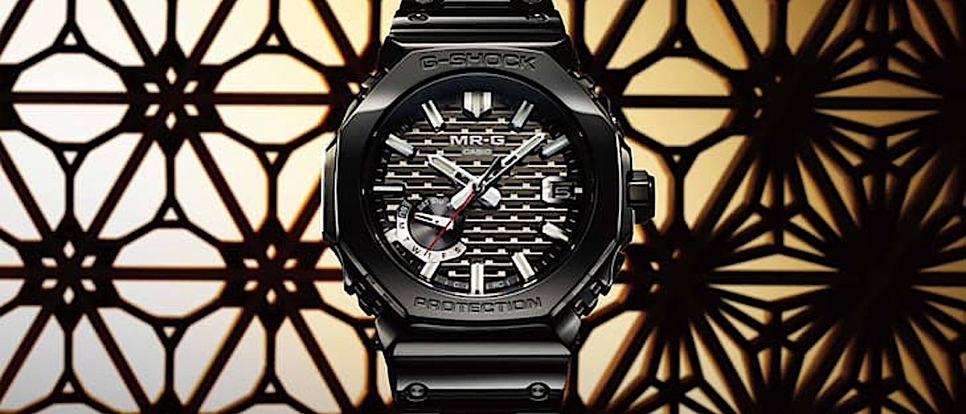 G-SHOCK 2100农家橡树系列晋升MR-G规格 面盘导入日式传统“组子细工”增添可看性