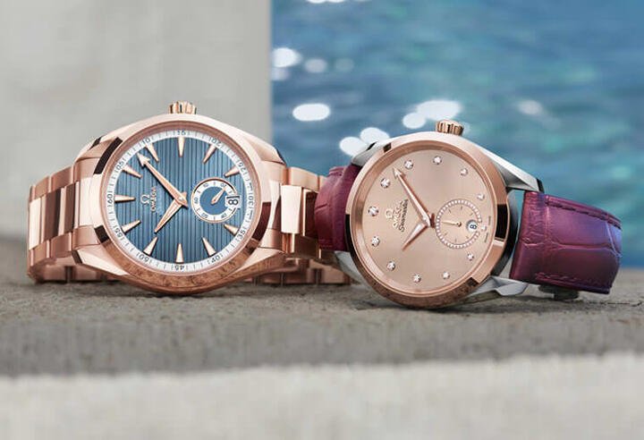 Aqua Terra 150米小三针2021年分别推出41mm与38mm款式，满足男女佩戴者的需求