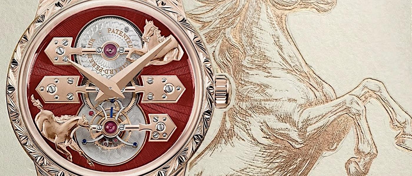 红红火火过马年 GP 芝柏表三金桥 La Esmeralda 陀飞轮，把 "鸿运当头" 戴手上