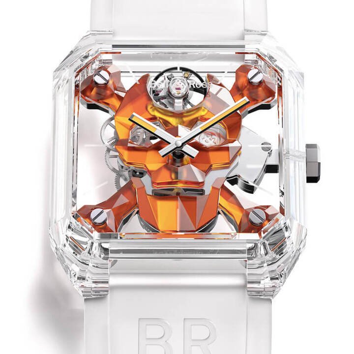 BELL & ROSS BR 01 Cyber Skull Sapphire。预估价：CHF 90,000～110,000