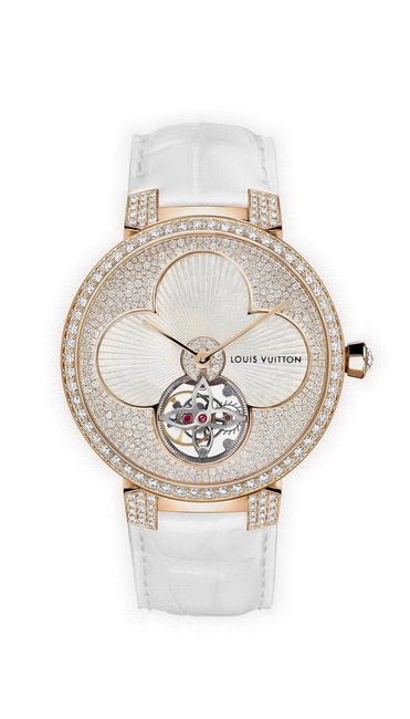 Tambour Monogram Sun女士陀飞轮腕表璀灿优雅