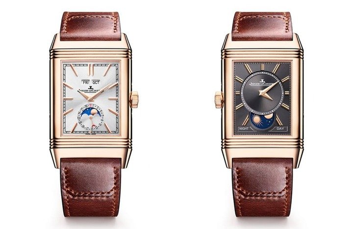 Reverso Tribute Duoface Calendar 18K玫瑰金款 