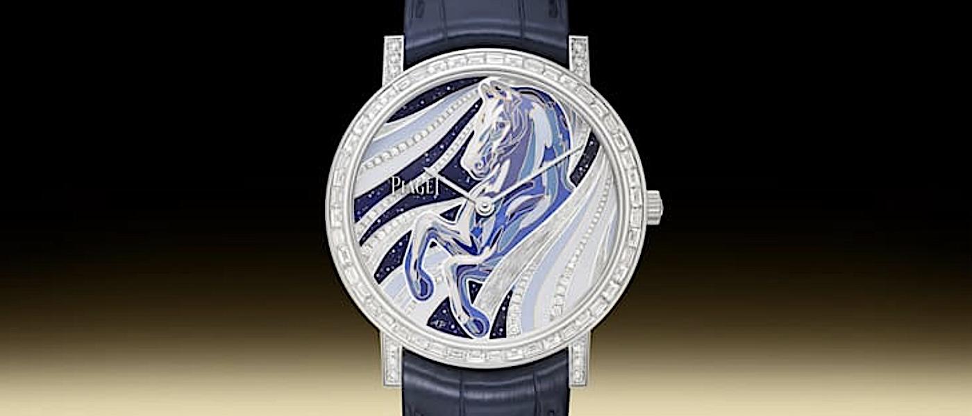 珐琅教母 Anita Porchet 操刀 伯爵 Altiplano 马年限定表，掐丝工艺重现骏马英姿