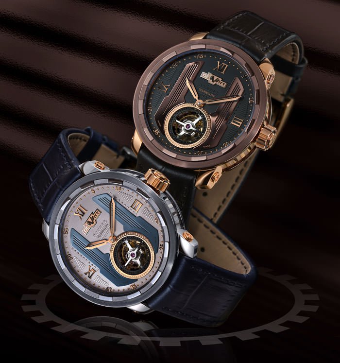 DeWitt迪威特全新Twenty-8-Eight Tourbillon 陀飞轮腕表备有青铜版和冰川版可选