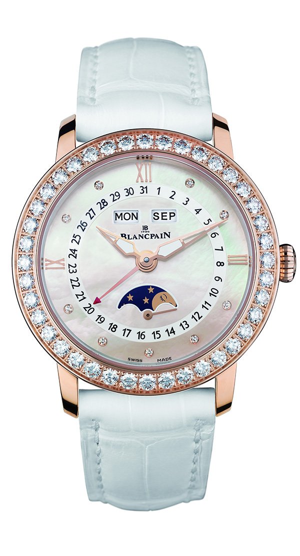 宝珀Blancpain 女装系列全历月相腕表