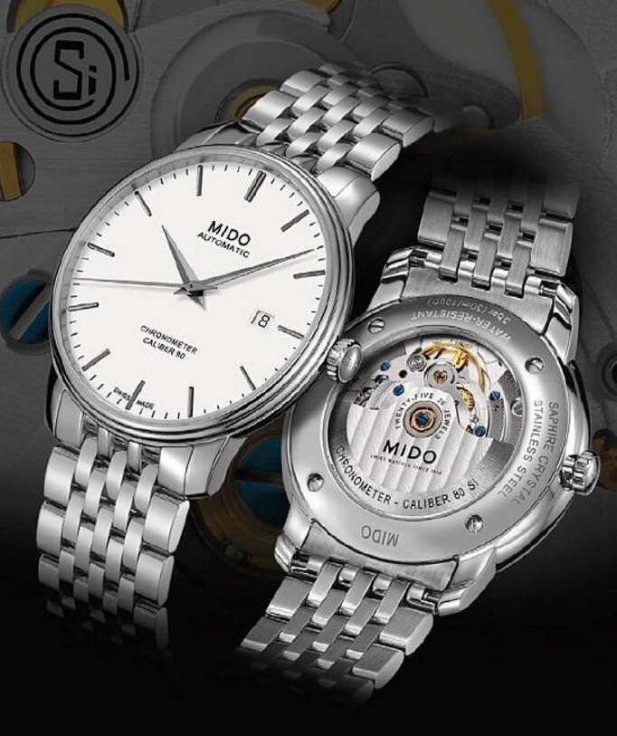 MIDO美度表，在迎向百年前夕推出全新机芯，使用硅游丝的Baronceli Caliber 80 Chronometer Si 永恒系列80小时天文台认证硅材质腕表