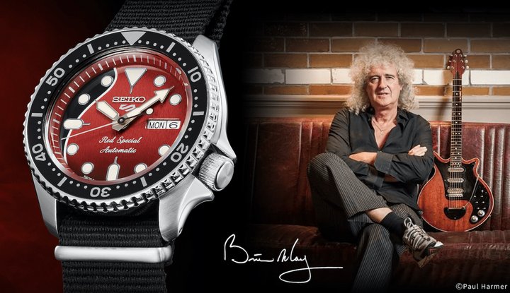 Seiko5 Sports x Brian May联名限量款