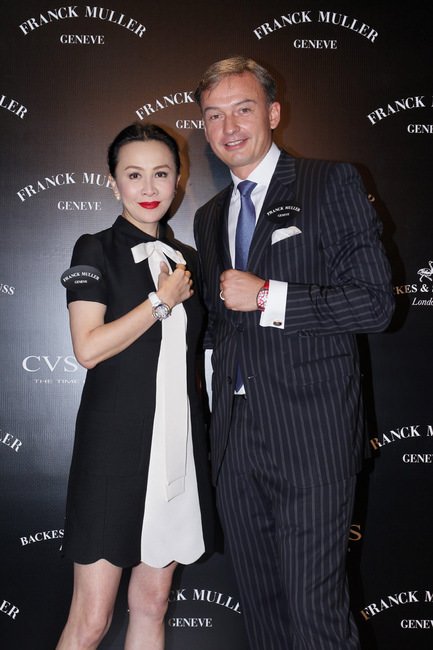 刘嘉玲及FRANCK MULLER®集团董事Nicholas Rudaz