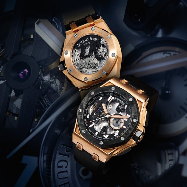 爱彼，「Royal Oak Offshore」粉红金及锻碳陀飞轮计时腕表备10日动力储存，年份约2010；拍品编号2127；估价：800,000 – 1,200,000港元／103,000 – 154,000美元