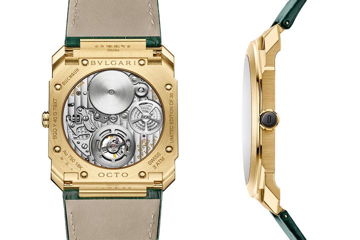 Octo Finissimo Marble Tourbillon搭载BVL 268手动上链机芯，厚度仅1.95毫米，提供52小时动力储备。
