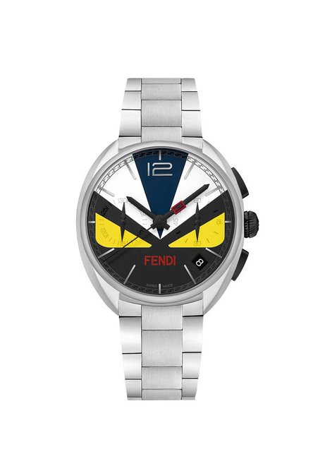 Momento Fendi Bugs 列腕炭趣味而独立的精神气质进一步突破了腕表的复杂细节 所有主打色彩汇聚融合，呈现出别具一格的时间与特质的独有表达方式