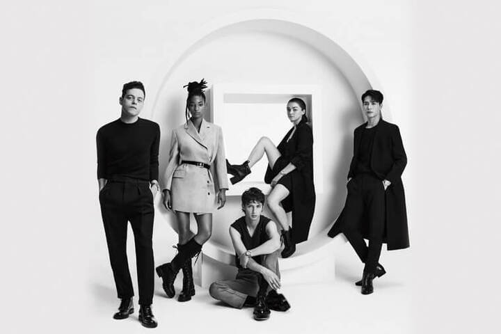 从左至右为Rami Malek、Willow Smith、Troye Sivan、Maisie Williams和王嘉尔，他们是Pasha全球五位代言人——五位在各自专业领域堪称新生代典范，代表五种自我探索的成长旅程